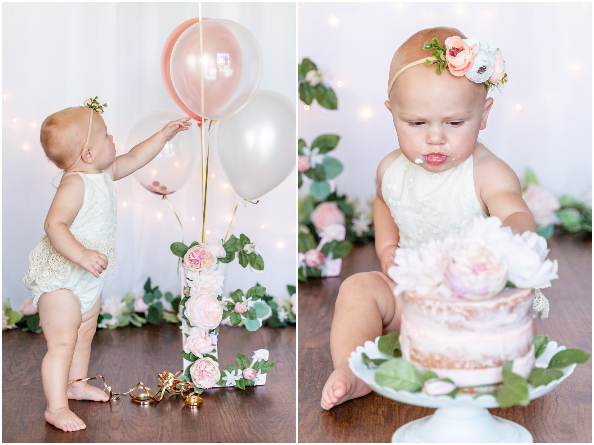 Elegant First Birthday Cake Smash