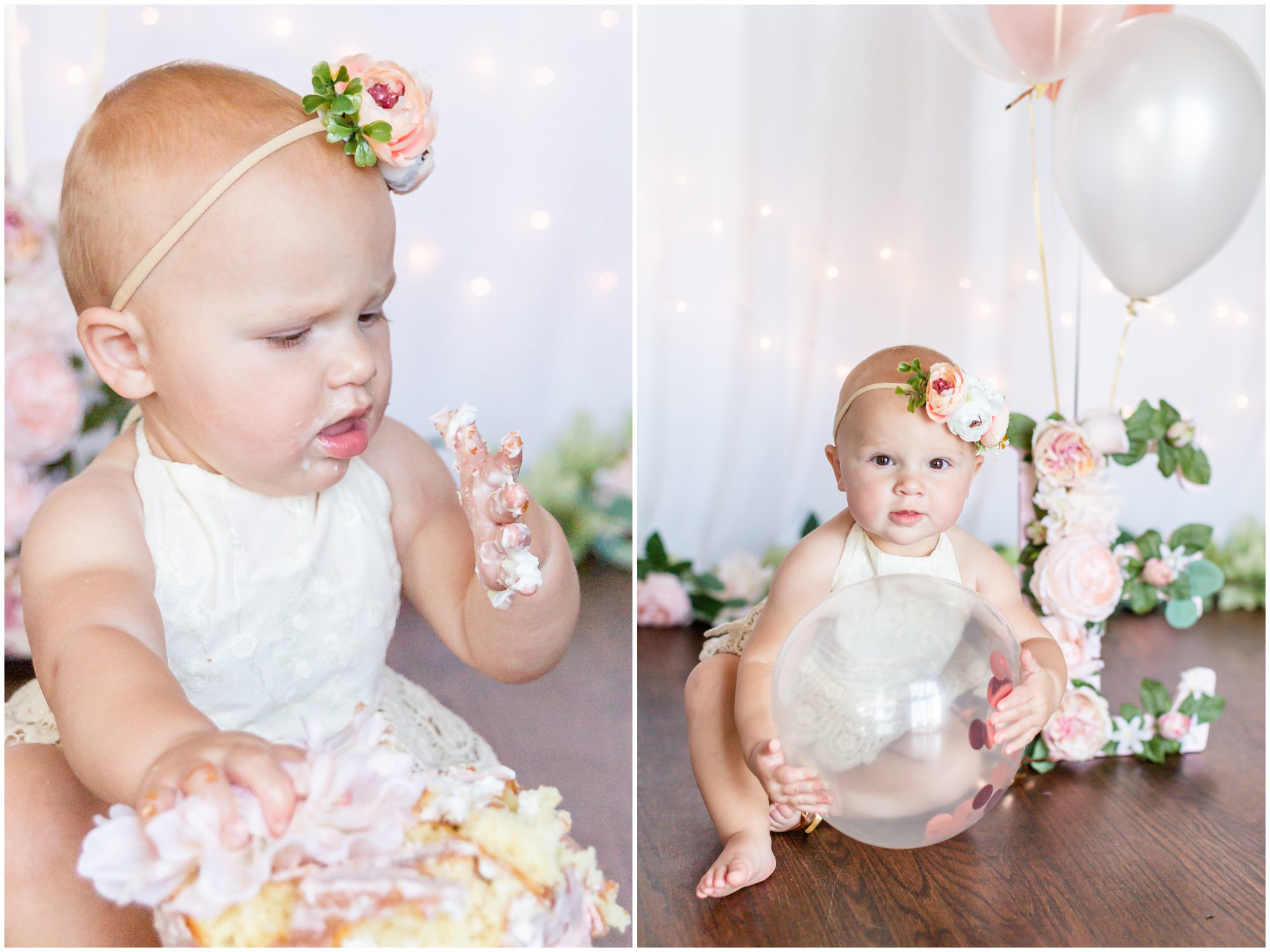 Elegant First Birthday Cake Smash