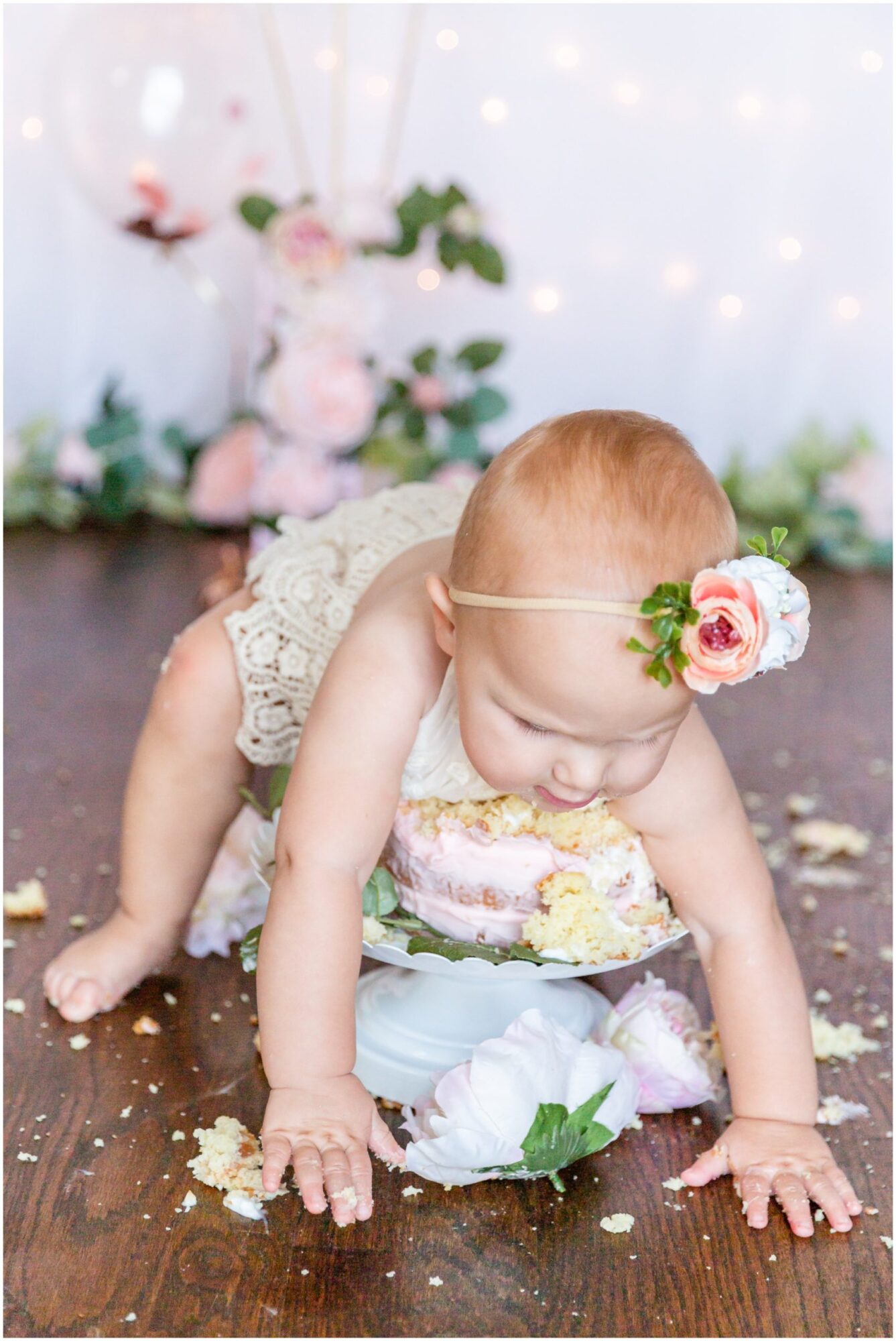 Elegant First Birthday Cake Smash