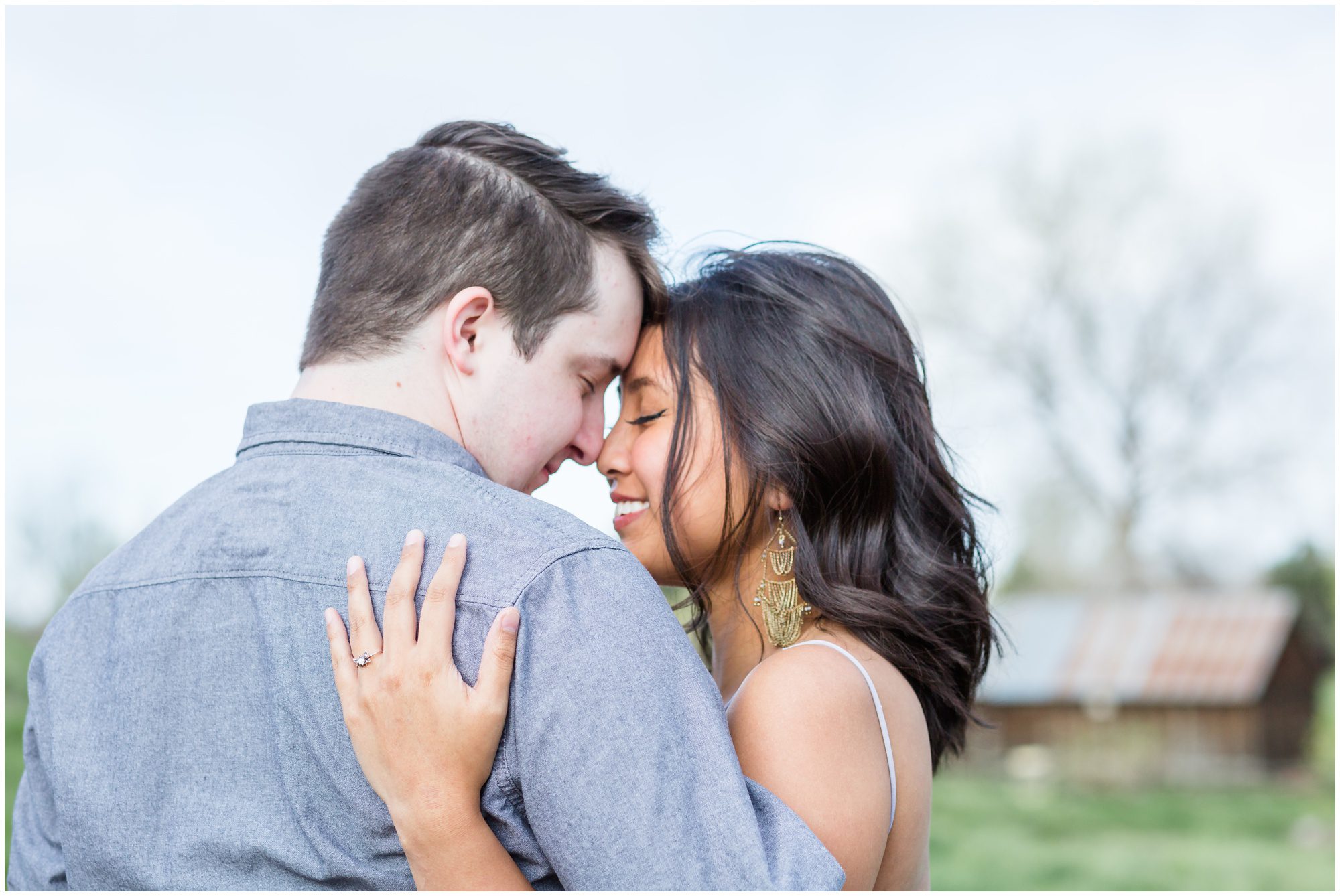 Joyful engagement session at Waneka Lake