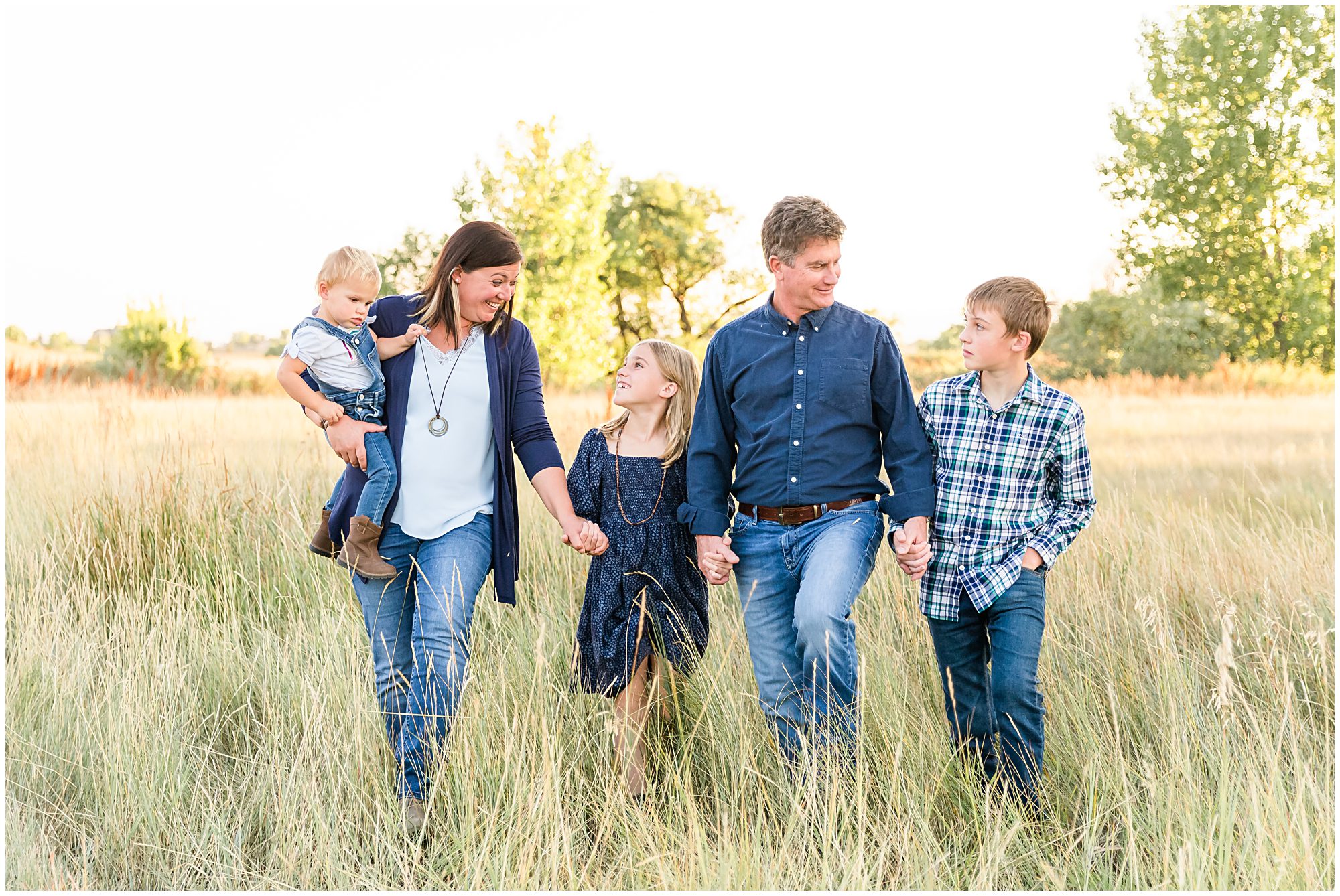 Outdoor fall family mini session