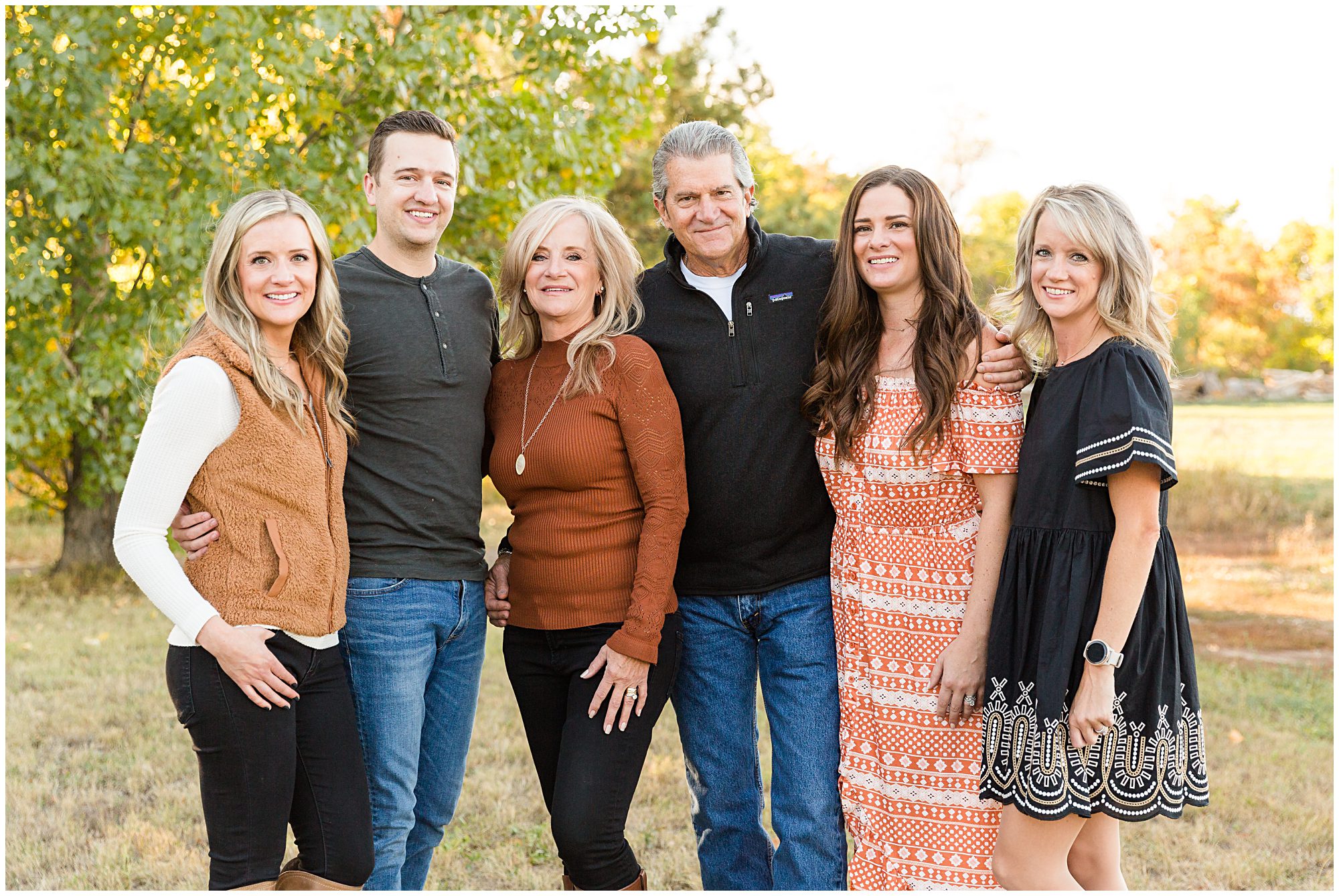 Outdoor extended family session