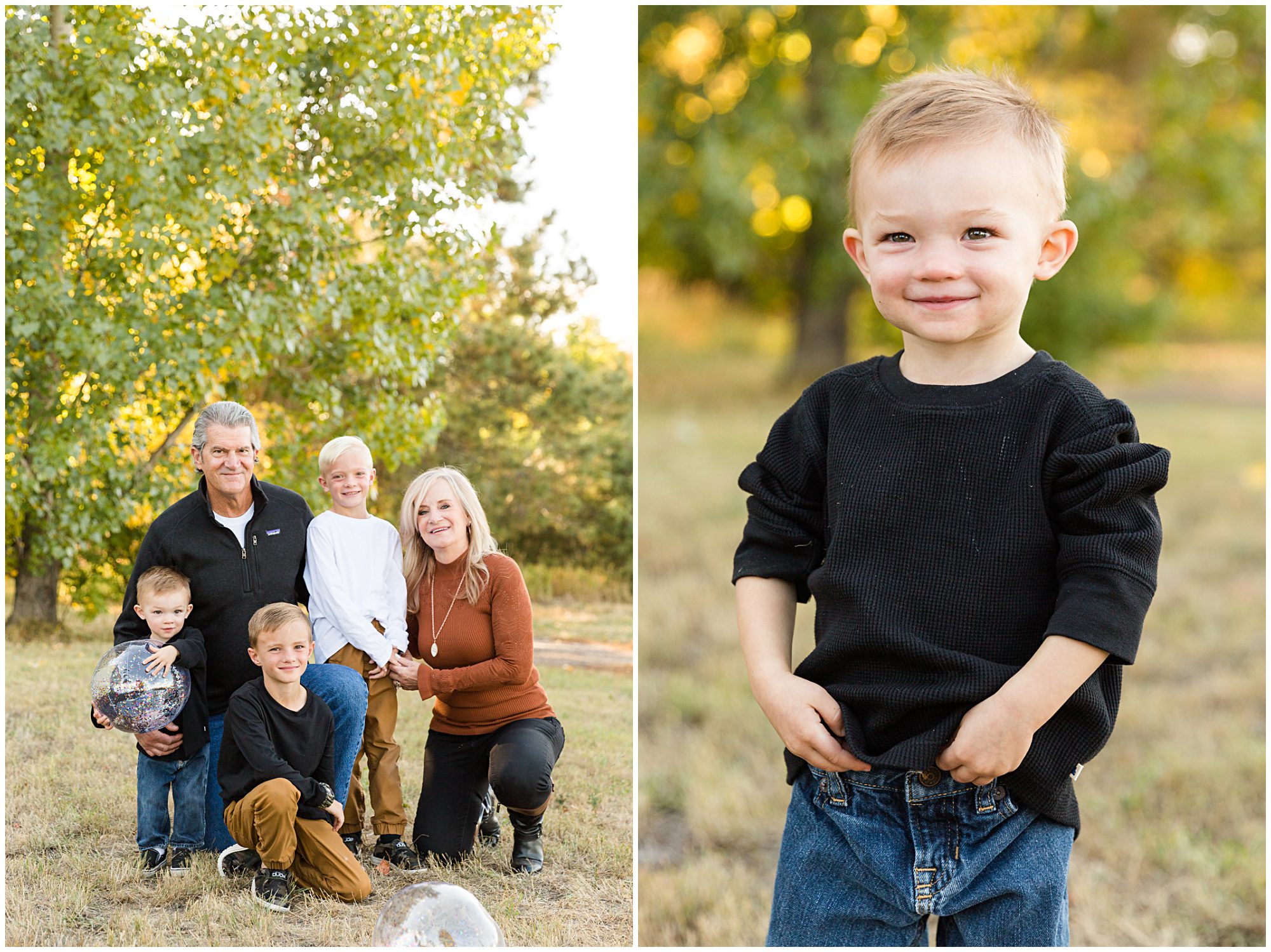 Outdoor extended family session