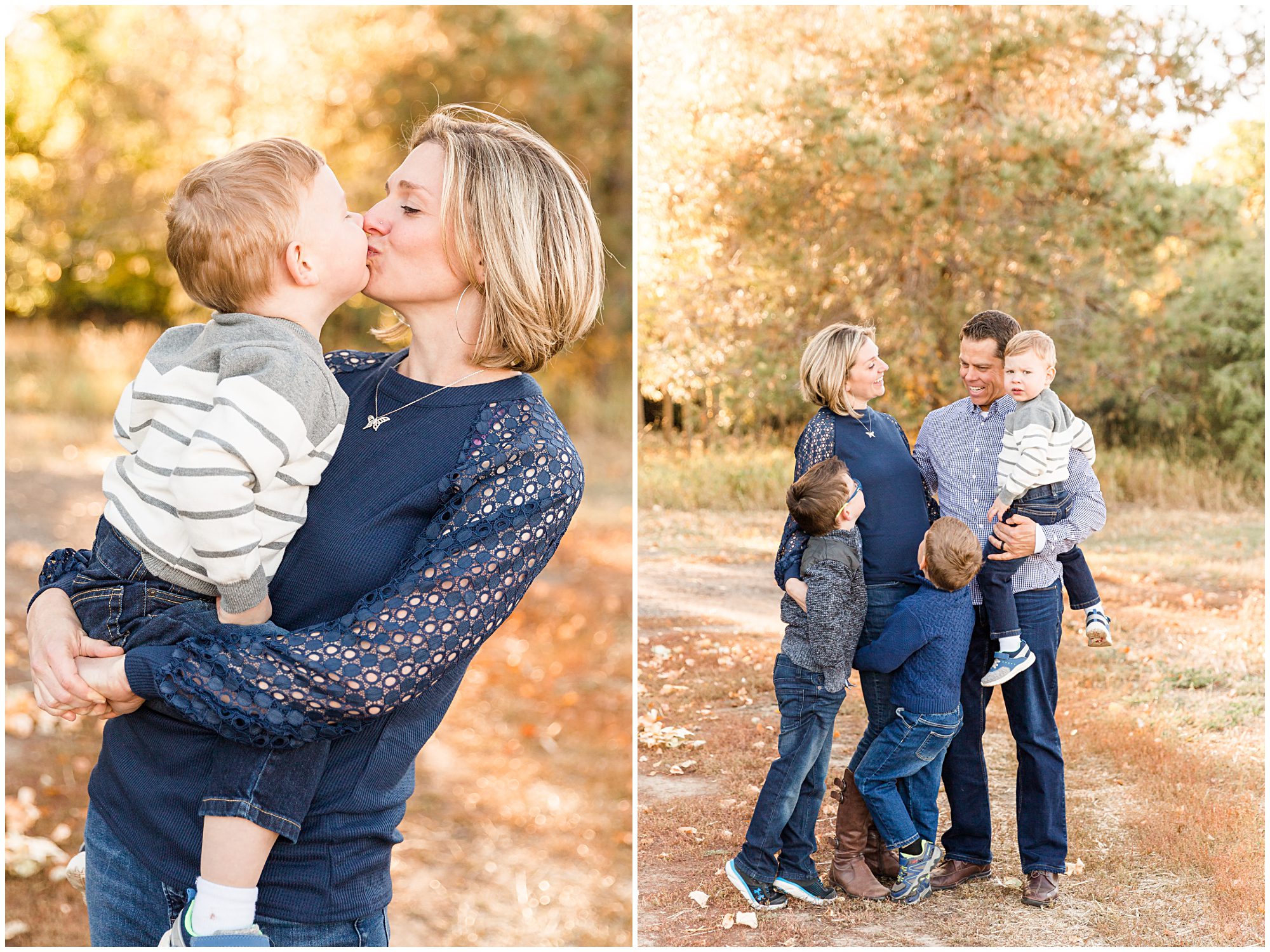 Fall family session in Erie