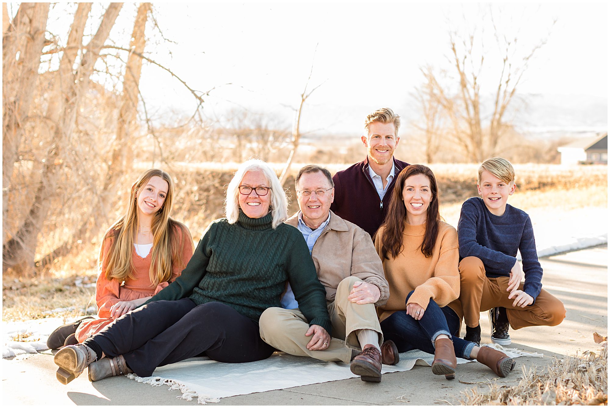 A charming extended family session