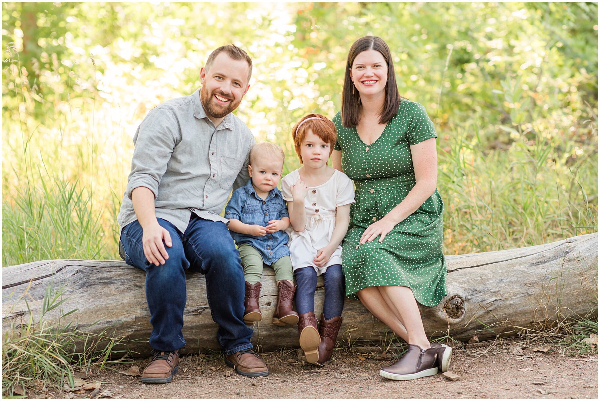 Fall Mini family session at McKay Lake captured by Theresa Pelser Photography, Erie family photographer