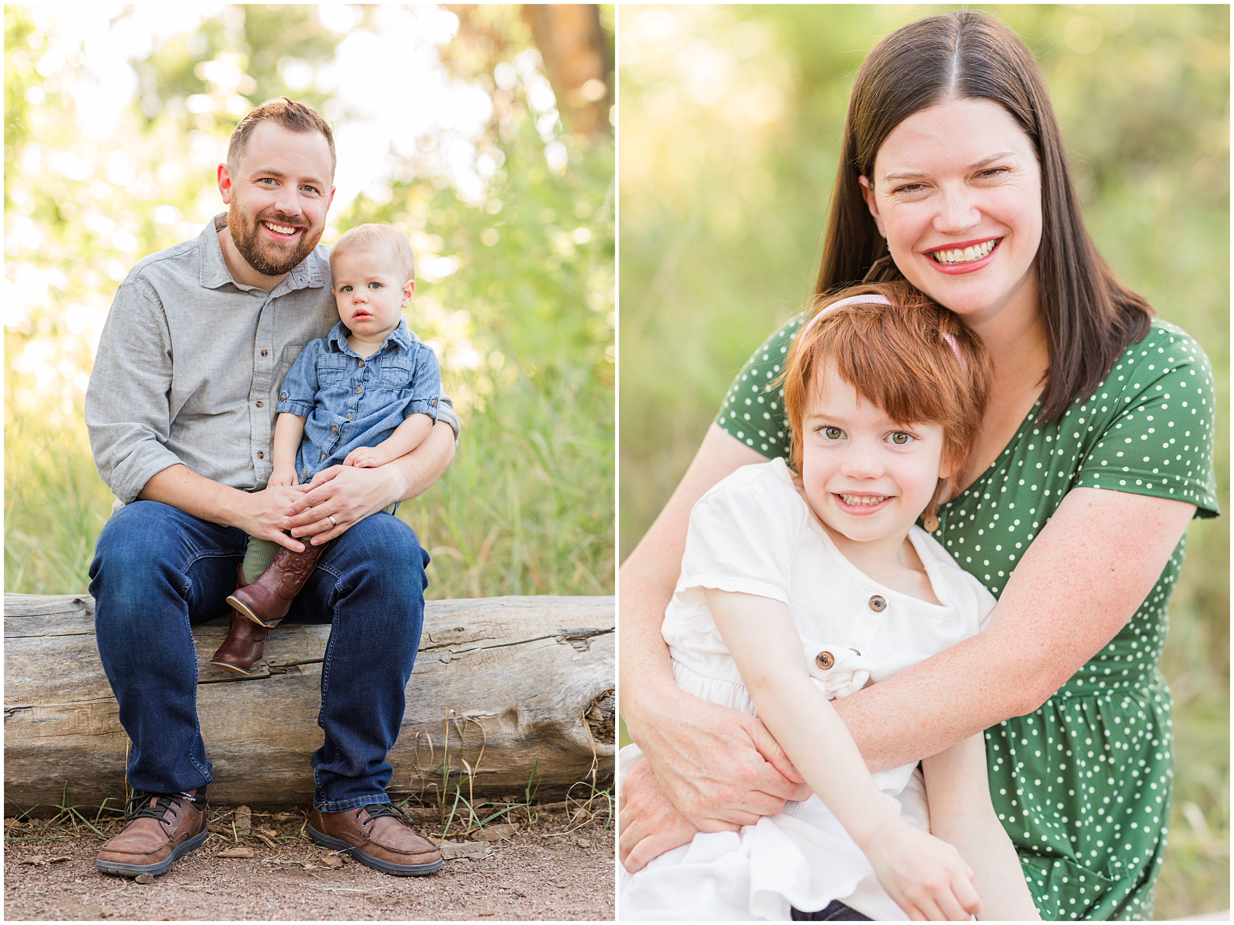 Parents hugging children in a joyful moment, captured in a mini family session by Theresa Pelser Photography