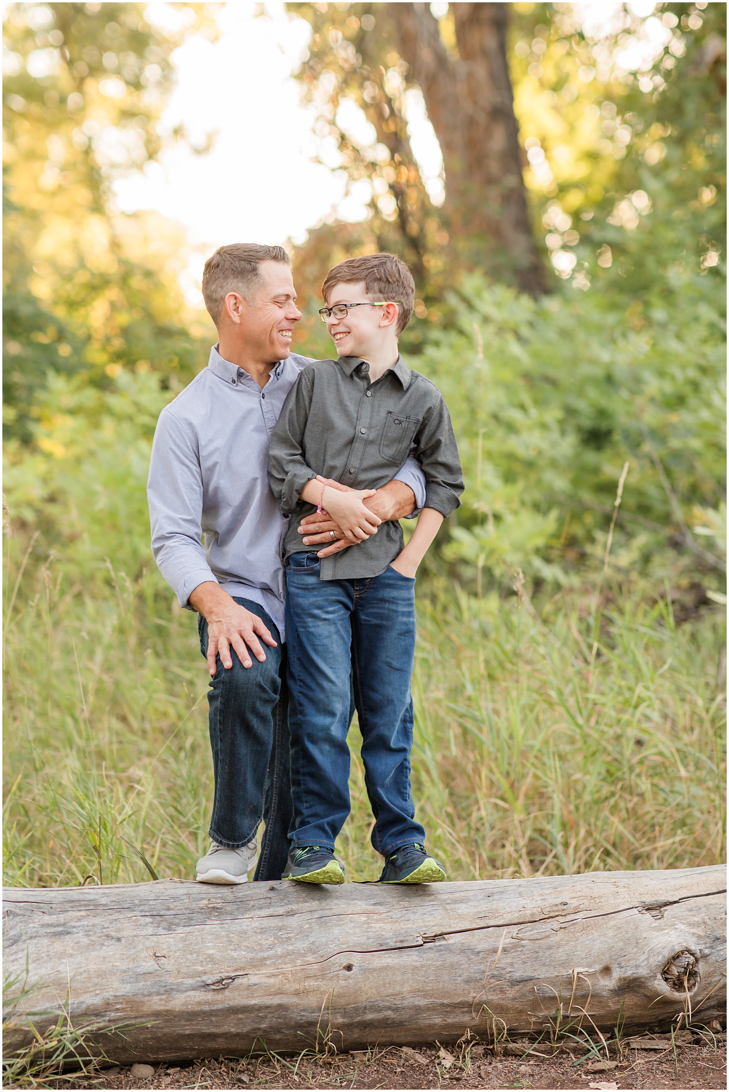 Fall Mini family session at McKay Lake captured by Theresa Pelser Photography, Erie family photographer